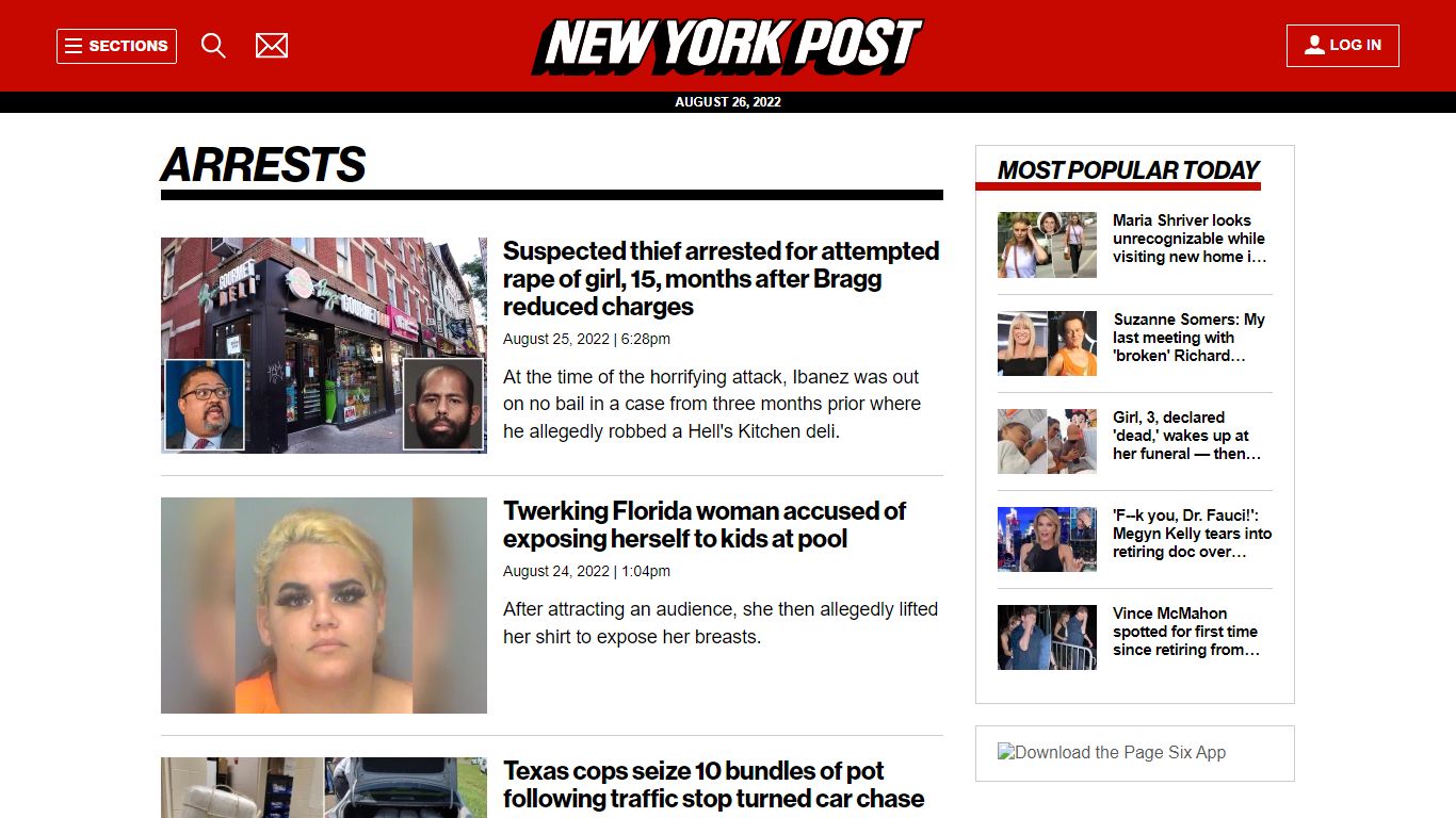 Arrests | New York Post