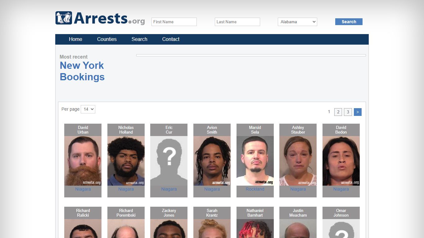 New York Arrests and Inmate Search