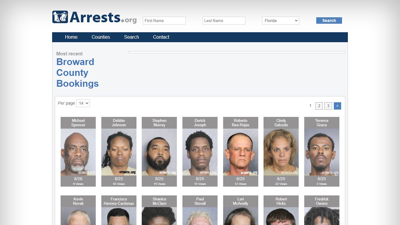 Broward County Arrests and Inmate Search